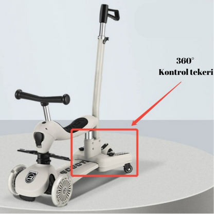 Highwaykick Ebeveyn Kontrollü Oturaklı Scooter Denge Bisikleti