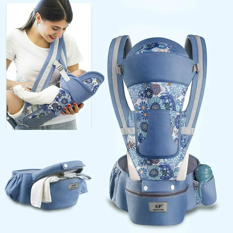 Çantalı Ergonomik Oturaklı Çift Yönlü Kanguru Bebek Taşıyıcı